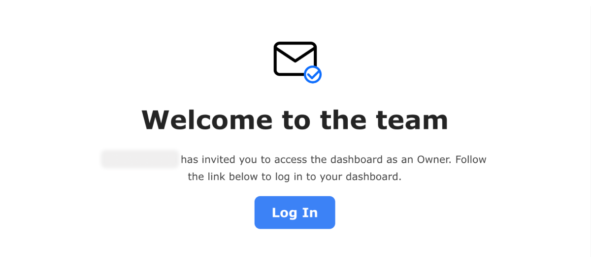 Confirmation Email