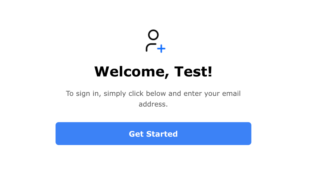 Confirmation Email