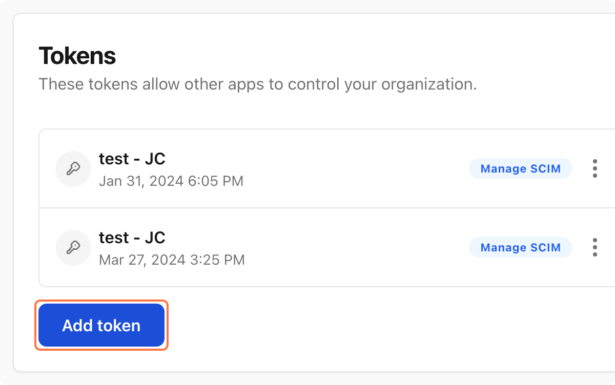 Add Token