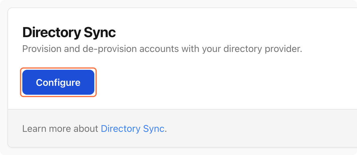 Select Configure