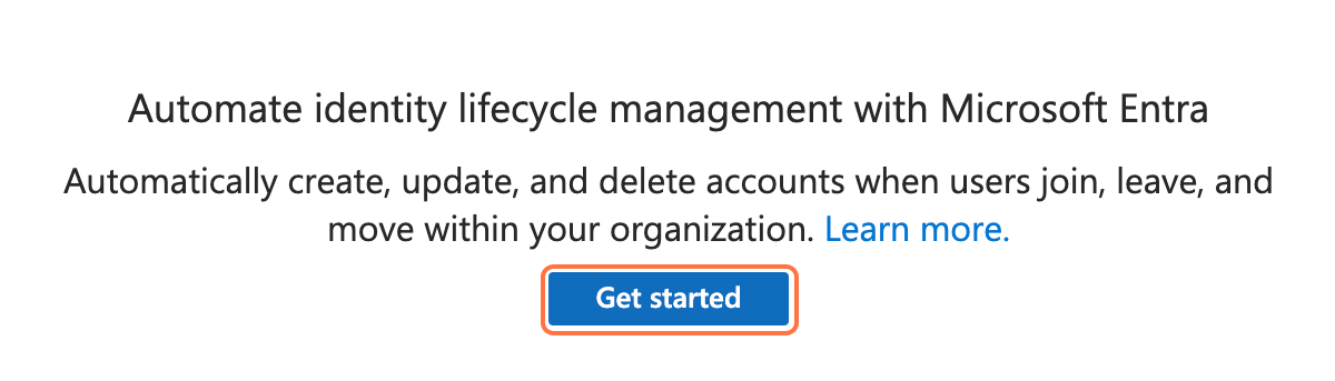 Press Get Started Button