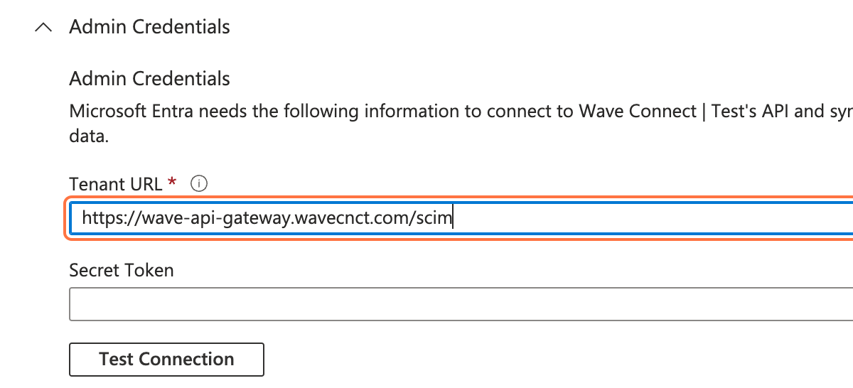 Paste Your SCIM Endpoint