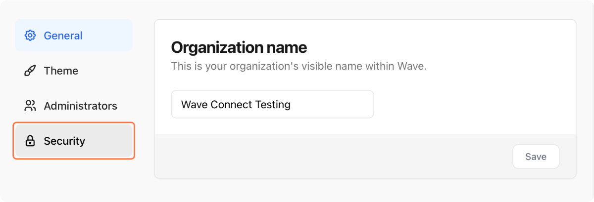 Navigate to Security Tab